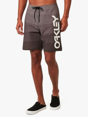 Men's Oakley Grey Retro Mark Surfing 19 Boardshort