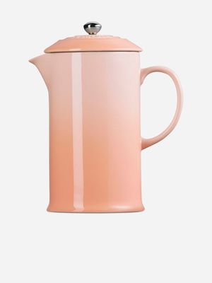 Le Creuset Coffee Pot W/Press 1L Peche