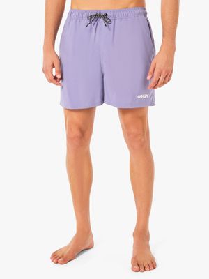 Men's Oakley Purple Beach Volley Surfing 16 Beachshort