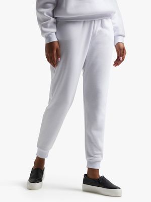 Women's White Joggers