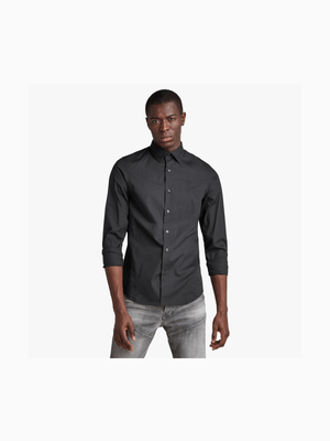 G-Star Men's Dressed Super Slim Black Shirt