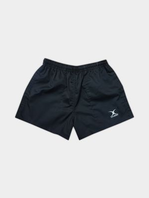 Gilbert Tagged Black Rugby Shorts