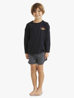 Boy's Quiksilver Black Diamond Long Sleeve T-Shirt