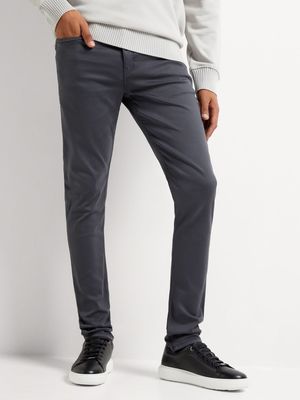 Fabiani Men's Miracle Slim leg Sage Trousers