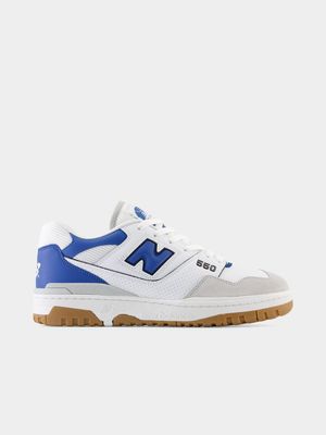 New Balance Men's 550 White/Blue Sneaker