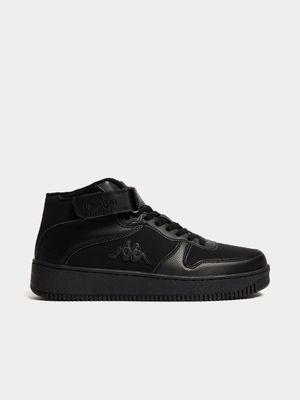 Mens Kappa Logo Maserta Black Sneaker