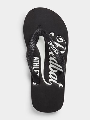 Redbat Junior Black Flip Flops