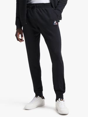 Mens Le Coq Sportif Fleece Black Sweatpants