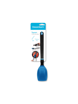 dreamfarm silicone scraping spoon blue