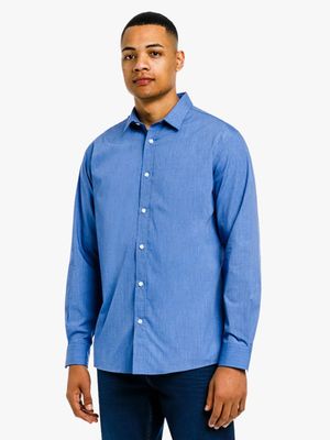 MKM Chambray Smart Slim Fit Shirt