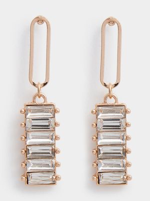 Diamante Drop Earrings