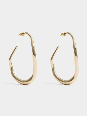 Distorted Hoop Earrings