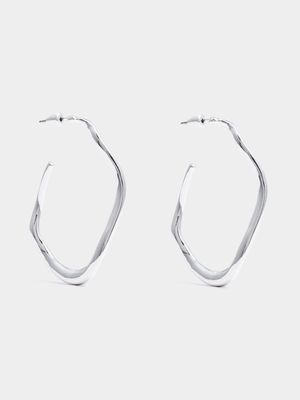 Distorted Hoop Earrings