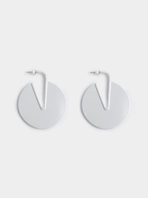 Large Disc Earrings