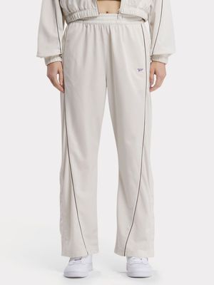 Reebok Women's Classics Retro Basketball Oatmeal Track Pants