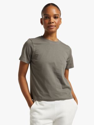 Womens TS Everyday Olive Tee