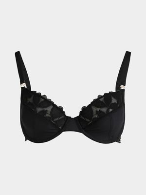 Soft Cup Bra with Lace Trim 34B - 38D