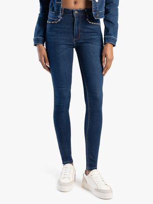 Sissy Boy Ryder Wing Detail Skinny Jeans