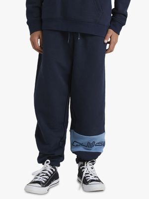 Boy's Quiksilver Blue Colour Flow Youth Trackpants