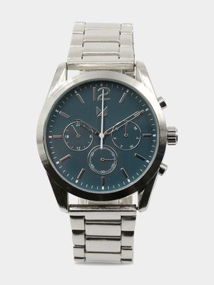 Men's Markham Casual Metal Silver Watch