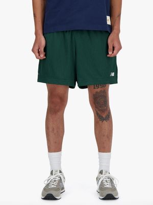 Mens New Balance Green Shorts