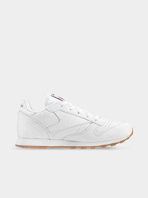 Reebok Kids CL Leather White Sneaker