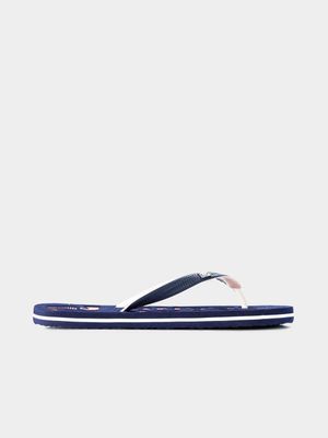 RJ Sport Flip Flop Navy/Orange