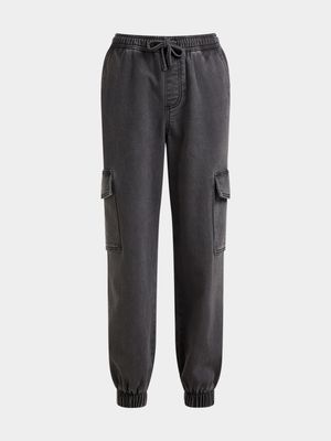 Boys Cargo Woven Joggers