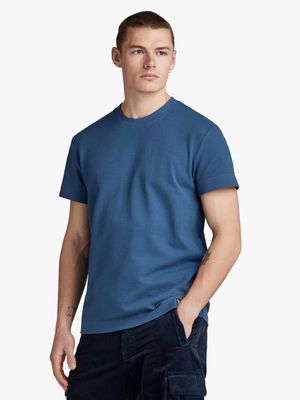 G-Star Men's Essential Pique Blue T-Shirt