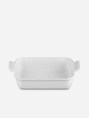 Le Creuset Rectangle Heritage Dish White 26cm