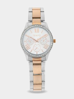 Tempo Ladies Two Toned Bracelet Watch