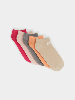 Women's Ts Trainer Liner 5-Pack Socks