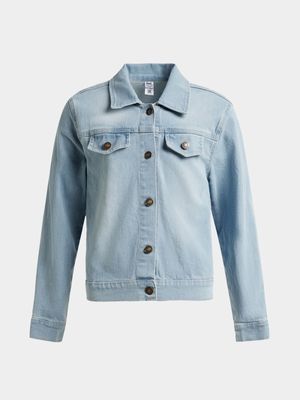 Jet Older Girls Light Blue Denim Jacket