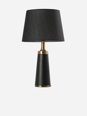 Table Lamp Cone Shape With Black Shade