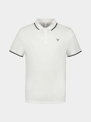 Men's White Tipped Golfer