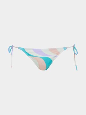 Women's Granadilla Swim Candy Waves Strappy Bikini Bottoms