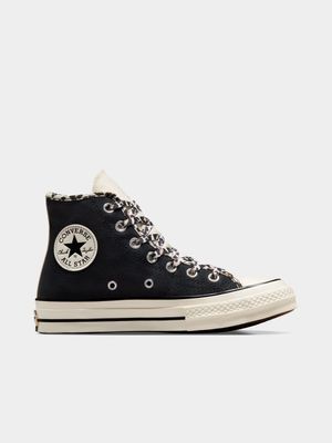 Converse Women's Chuck 70 Black/Leopard Sneaker