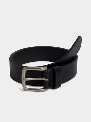 Men's Black Buckle Belt