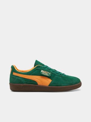 Puma Men's Palermo Green/ Yellow Sneaker