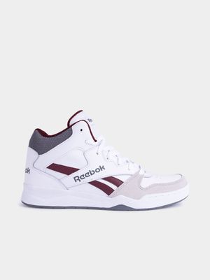 Mens Reebok Royal BB4500 White/Red Sneaker