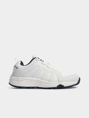 Kids Hi-Tec Warrior White/Navy Sneaker