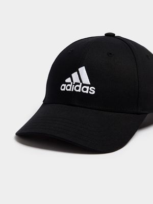 adidas Baseball Cotton Twill Black/White Cap