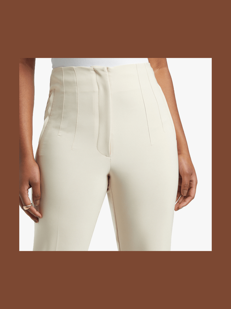 Dart high waist trousers - Women | MANGO OUTLET USA