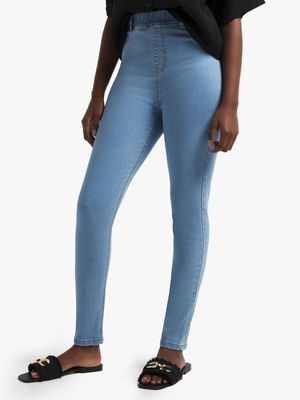 Women's Light Wash Jeggings