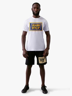 Men's Mami Wata Mami White Cafe Pink T-shirt