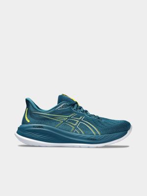 Mens Asics Gel-Cumulus 26 Teal/Yellow Running Shoes