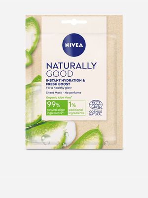 Nivea Naturally Good Organic Aloe sheet Mask