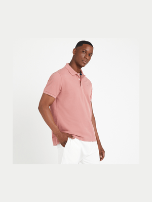 Men's TS Dusty Pink Pique Golfer