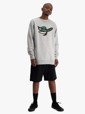 Men's Mami Wata  Grey Mami Banana Sweatshirt