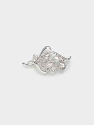 Silver Bouguet Pin Brooch